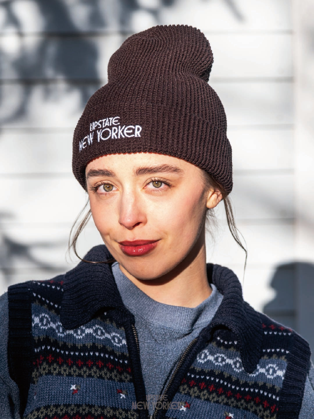 Upstate New Yorker Waffle Beanie